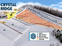 Trail map Crystal Ridge