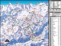 Trail map Ischgl/Samnaun – Silvretta Arena