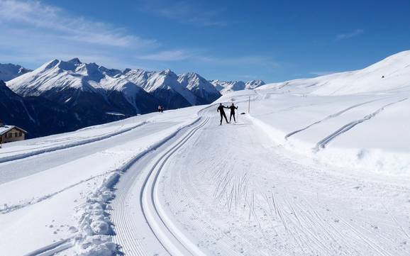 Cross-country skiing Lower Engadine (Unterengadin) – Cross-country skiing Scuol – Motta Naluns Cross-country skiing Lower Engadine (Unterengadin) – Cross-country skiing Scuol – Motta Naluns