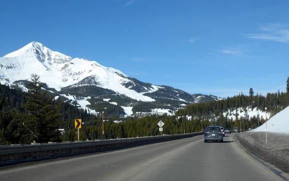 Madison Range: access to ski resorts and parking at ski resorts – Access, Parking Big Sky Resort