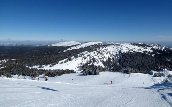 Serbia-South: size of the ski resorts – Size Kopaonik