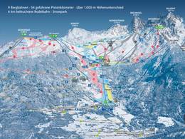 Trail map Hochzeiger – Jerzens