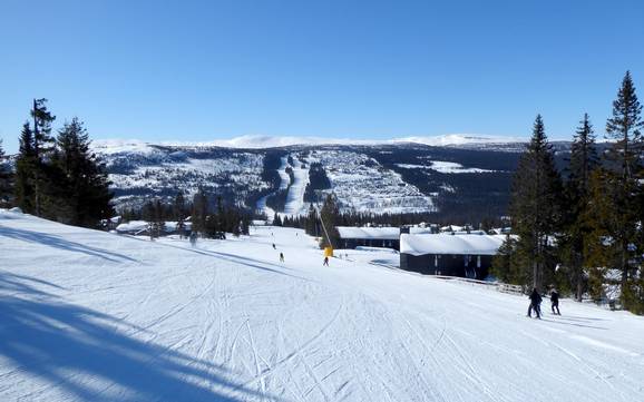 Skiing near Fåvang Skiing near Fåvang