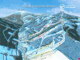 Trail map Dolní Morava – Králický Sněžník