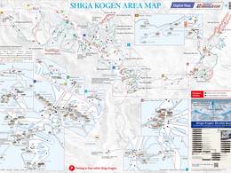 Trail map Shigakogen Mountain Resort