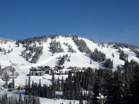 Thompson Okanagan: size of the ski resorts – Size SilverStar