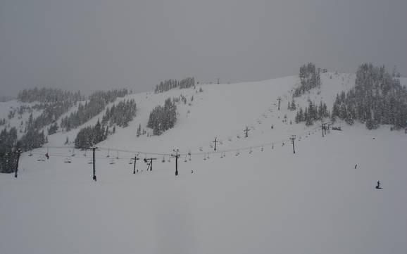 Skiing near North Bend