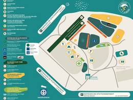 Trail map Pente à Neige – Montreal