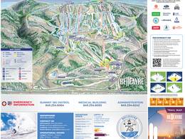 Trail map Belleayre Mountain