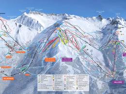 Trail map Galibier Thabor – Valmeinier/Valloire