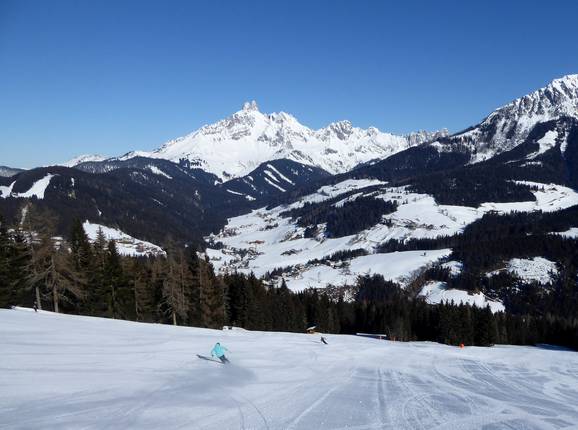 Papageno slope with Bischofsmütze