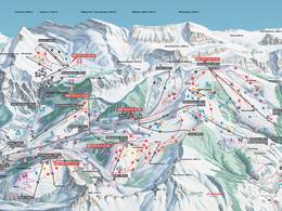 Trail map Adelboden/Lenk – Chuenisbärgli/Silleren/Hahnenmoos/Metsch