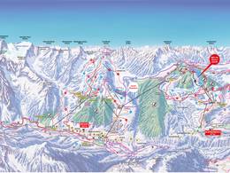 Trail map Brandnertal – Brand/Bürserberg