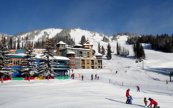 Skiing near Vernon