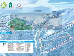 Trail map Font d'Urle – Chaud Clapier
