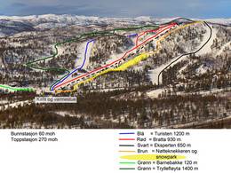 Trail map SarvesAlta