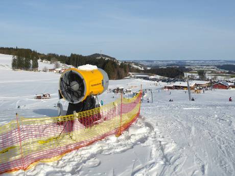 Snow reliability Bavarian Alpine Foreland – Snow reliability Schwärzenlifts – Eschach