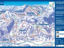 Trail map Idealhanglift Niederdorf – Obermaiselstein