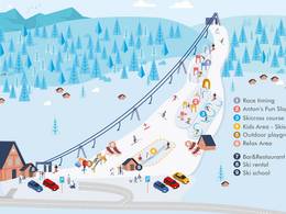 Trail map Riepenlift – Antholz-Mittertal (Anterselva di Mezzo)