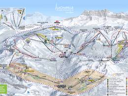 Trail map Crêt-Béni/La Combe – La Chapelle d'Abondance