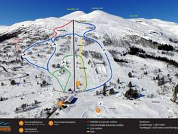 Trail map Hornindal