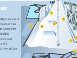 Trail map Lemberga Hūte – Ventspils