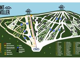 Trail map Mont Miller