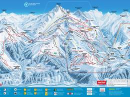 Trail map 4 Vallées – Verbier/La Tzoumaz/Nendaz/Veysonnaz/Thyon