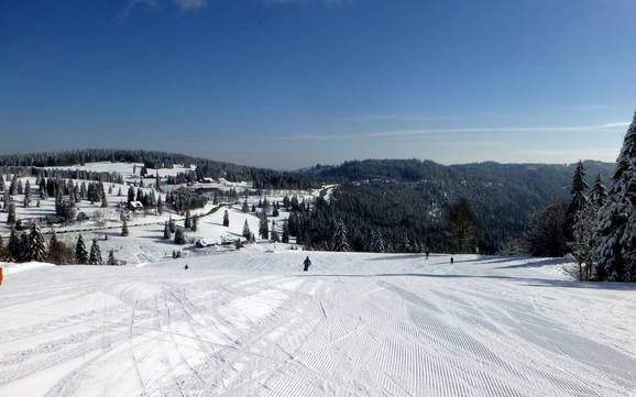 Biggest height difference in the County of Breisgau-Hochschwarzwald – ski resort Feldberg – Seebuck/Grafenmatt/Fahl