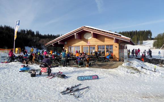 Huts, mountain restaurants  Allgäuer Seenland (Allgäuer Lakeland) – Mountain restaurants, huts Schwärzenlifts – Eschach