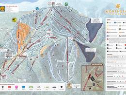 Trail map Northstar California Resort