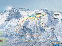 Trail map Gargellen