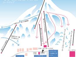 Trail map Makinoiri Kogen (Mt. Kosha)