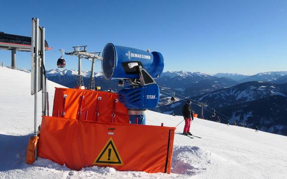 Snow reliability Rieserferner Group – Snow reliability Kronplatz (Plan de Corones)