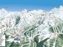 Trail map Grand Targhee