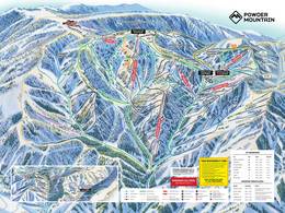 Trail map Powder Mountain