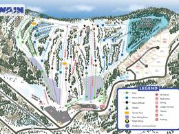 Trail map Swain