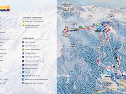 Trail map Kanin – Sella Nevea/Bovec