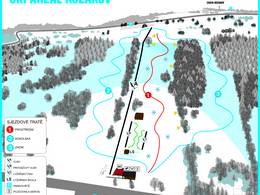 Trail map Kozákov