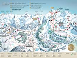 Trail map Titlis – Engelberg