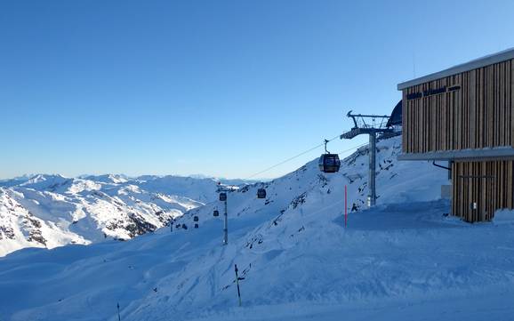 Highest ski resort in the Kitzbühel Alps – ski resort Zillertal Arena – Zell am Ziller/Gerlos/Königsleiten/Hochkrimml