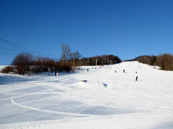 View of the ski slope