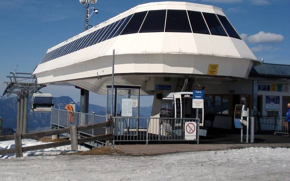 Highest base station in the Holiday Region Hohe Salve – ski resort Markbachjoch/Lanerköpfl – Niederau