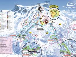 Trail map Dévoluy – Superdévoluy/La Joue du Loup