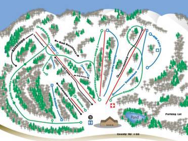 North Dakota Ski Resorts Map North Dakota: biggest ski resorts   biggest ski resort in North Dakota