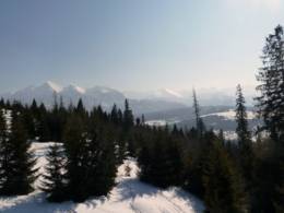 Sunset in the mountains