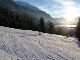 Sunset in the mountains