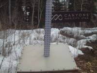 Canyons Village Snowstake