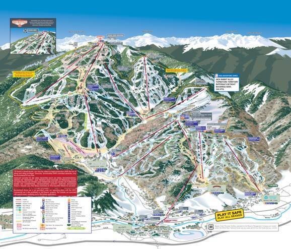 Trail map Beaver Creek