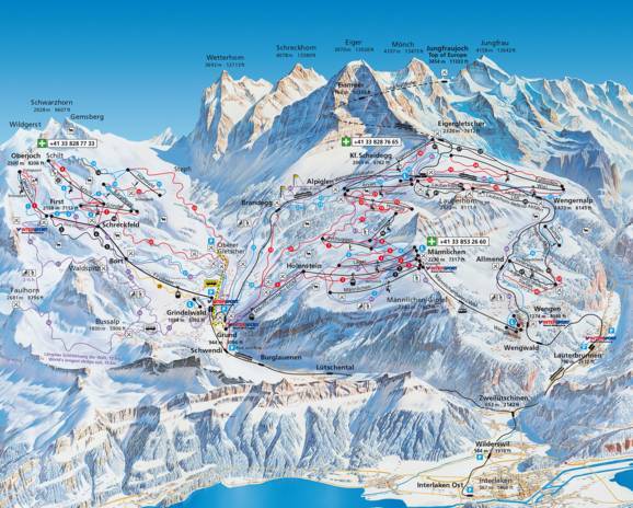 Trail map First – Grindelwald